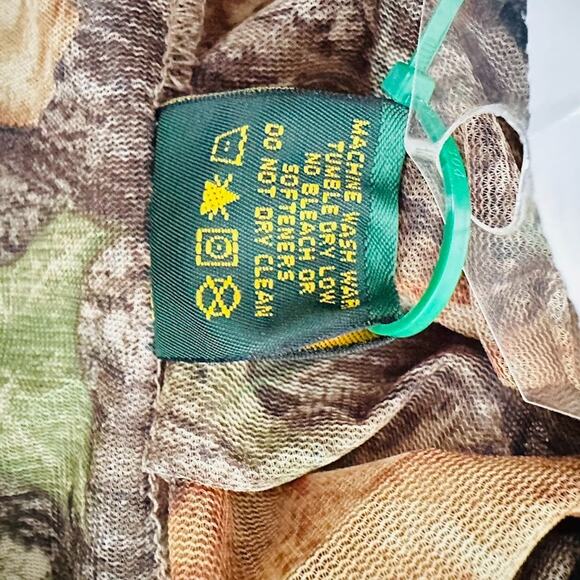 Cabela's Camo Bug Protection Zip Up Camo Mesh Jacket XL w/ Attached Face Cover - Picture 6 of 7